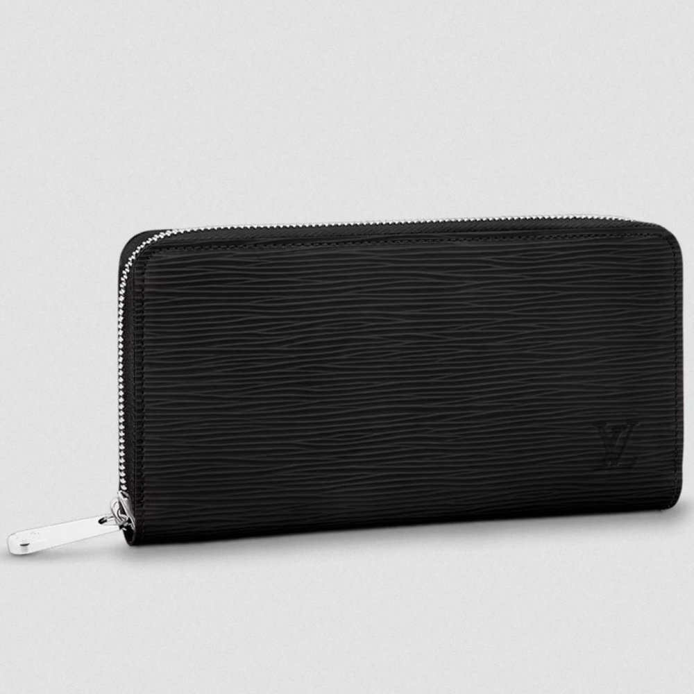 Louis Vuitton black epi zippy organizer wallet